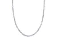 Elli PREMIUM Grobe Panzerkette Knebelverschluß Unisex 925 Silber 42 Damen