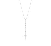Elli Collierkettchen »Rosenkranz Kette Kreuz Taufe Religion 925 Silber«