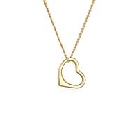 Elli PREMIUM Herz Liebe Klassisch Hochwertig 585 Gelbgold 45 Damen