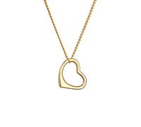 Elli PREMIUM Herz Liebe Klassisch Hochwertig 585 Gelbgold 45 Damen
