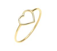 Elli PREMIUM Herz Trendsymbol Filigran 375 Gelbgold 52 Damen