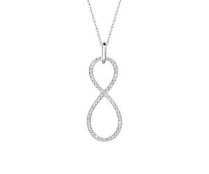 Elli PREMIUM Infinity Endless 925 Silber, mit Kristallen von Swarovski® 70 Damen