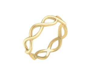 Elli PREMIUM Infinity Trend 375 Gelbgold 56 Damen