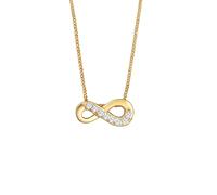 Halskette Infinity Unendlich Liebe Topas 585 Gelbgold Elli Premium Gold 001 (Artikelnummer: 4R013/40X001)