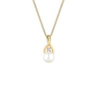 Halskette Infinity Unendlichkeit Topas 585 Gelbgold Elli Premium Gold 4P112/40X001