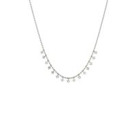 Elli PREMIUM Kugelkette mit Zirkonia Weiß 925 Sterling Silber silberfarben Damen
