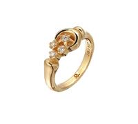 Elli PREMIUM Mond Sterne Topas Weiß 925 Sterling Silber 56 Damen