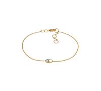 Elli PREMIUM Mondstein Labradorit Rund Basic 375 Gelbgold 16 Damen