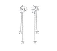 Elli Premium Ohrringe Damen Sterne Ketten Astro mit Kristalle 925 Silber