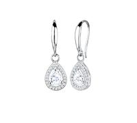 Elli PREMIUM Ohrringe Damen Tropfen Drop Elegant Funkelnd mit Zirkonia Kristalle in 925 Sterling Silber