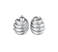 Elli PREMIUM - Ohrstecker Muschel 925 Sterling Silber vergoldet Ohrringe 1 ct Damen