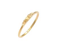 Elli PREMIUM Organic Natural Struktur 375 Gelbgold 56 Damen