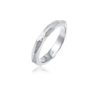 Elli PREMIUM Paarring Trauring Hochzeit Brushed 925 Silber 52 Damen