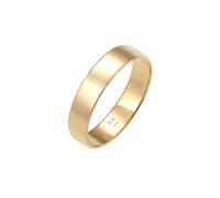 Elli Premium Ring Damen Bandring Trauring Basic Hochzeit Paar 585 Gelbgold