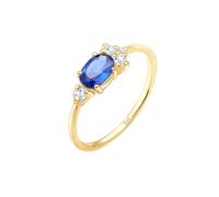 Elli PREMIUM Ring Damen blau, 52