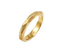 Elli PREMIUM, Ring Paarring Trauring Hochzeit Brushed 925 Silber in gold, Schmuck für Damen Gr. 56 mm