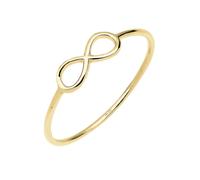 Elli PREMIUM Ring Damen Infinity Minimal Geo in 375 Gelbgold