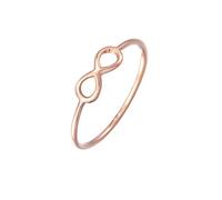 ELLI PREMIUM Damen Ring 'Infinity' rosegold, Größe 56, 4061786 Rosegold 56