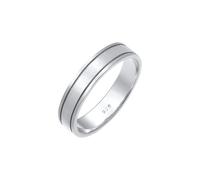 ELLI PREMIUM Herren Ring 'Ehe, Basic' silber, Größe 60, 4119322 Silber 60