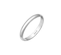 Elli PREMIUM Ring Damen Verlobung Schlicht in 585 Weißgold