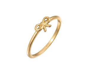 Elli PREMIUM Schmetterling 375 Gelbgold Trendig Minimal Party 54 Damen