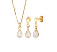 Elli PREMIUM Schmuckset Damen gold, 45