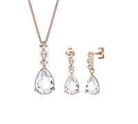 Elli PREMIUM Schmuckset Damen weiß, 45