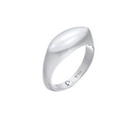 Elli PREMIUM Siegelring Marquise Design 925 Silber rhodiniert 62 Damen