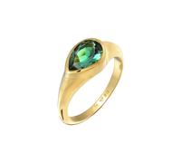 Elli PREMIUM Siegelring Quartz 925 Silber 52 Damen