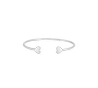 Elli Armreif »Armreif Herz Liebe Love 925 Sterling Silber«, silberfarben