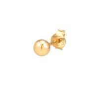 Elli PREMIUM Single Ohrstecker Kugel Ball Massiv 375 Gelbgold OneSize Damen