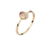 Elli PREMIUM Solitär Quarz Rosé 375 Gelbgold 52 Damen