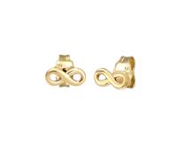 Paar Ohrstecker ELLI PREMIUM "Ohrstecker Infinity 585 Gelbgold", gold, Ohrringe, Damen, onesize, ohne Stein, Gelbgold 585, Paar Ohrstecker (54698768-0)