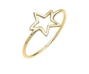 Elli PREMIUM Stern Blogger Symbol 375 Gelbgold 52 Damen
