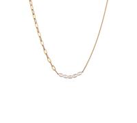 Elli PREMIUM Süßwasserzuchtperlen Modisch 925 Silber vergoldet 45 Damen