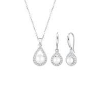 Elli PREMIUM Schmuckset Damen silber, 45