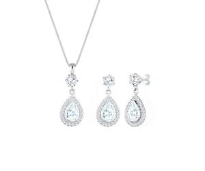 Elli PREMIUM Tropfen Zirkonia 925 Sterling Silber Weiß Damen
