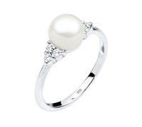 Elli PREMIUM üßwasserzuchtperle Zirkonia 925er Silber 54 Damen