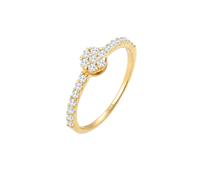 Elli PREMIUM Verlobungsring Topas Edelstein Fein 585 Gelbgold 54 Damen