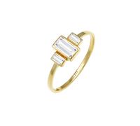 Elli PREMIUM, Ring Verlobungsring Topas Edelstein Zart 375 Gelbgold in gold, Schmuck für Damen Gr. 56 mm