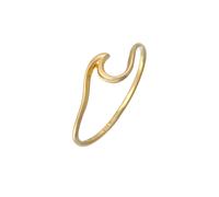 Elli PREMIUM Wellen Wave Strand Maritim 585 Gelbgold 56 Damen
