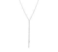 Elli PREMIUM Y-Kette Kordelkette 925 Sterling Silber silberfarben Damen