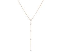 Elli PREMIUM Y-Kette Süßwasserzuchtperlen Weiß 925 Sterling Silber 38 Damen