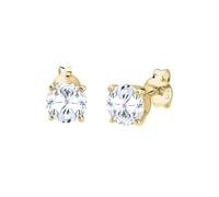 Elli PREMIUM Zirkonia Basic Luxus Zeitlos 375 Gelbgold OneSize Damen
