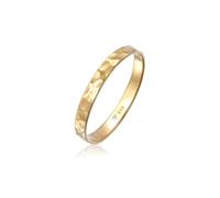 Elli PREMIUM - Bandring Freundschaftsring Ehering 585er Gelbgold Ringe Damen