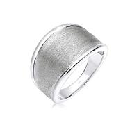 Elli Ring Basic Matt Trend Silber 925 Sterling Silber 56 mm Silber