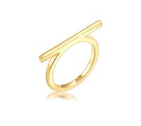Ring Geo Minimal Blogger Trend Stab 925 Sterling Silber Elli Gold 54 (Artikelnummer: 4N226/20X54)