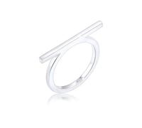 ELLI Ring Blogger Geo Minimal 925 Sterling Silber für Damen - 54