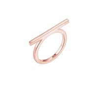 Elli Ring Damen Geo Minimal Blogger Trend Edgy in 925 Sterling Silber