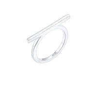 Elli Ring Damen Geo Minimal Blogger Trend Edgy in 925 Sterling Silber